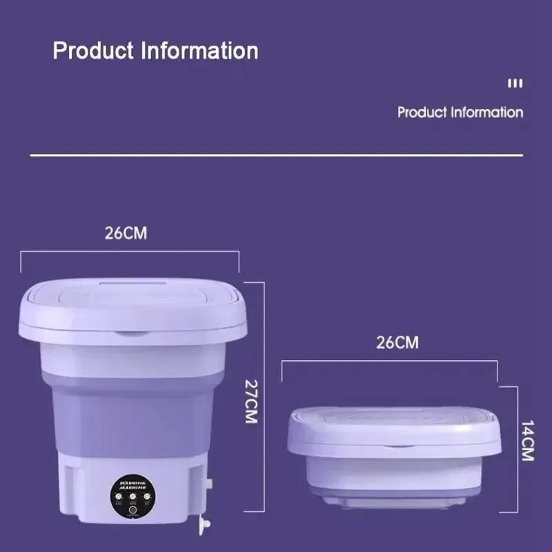 Foldable Mini Laundry Machine
